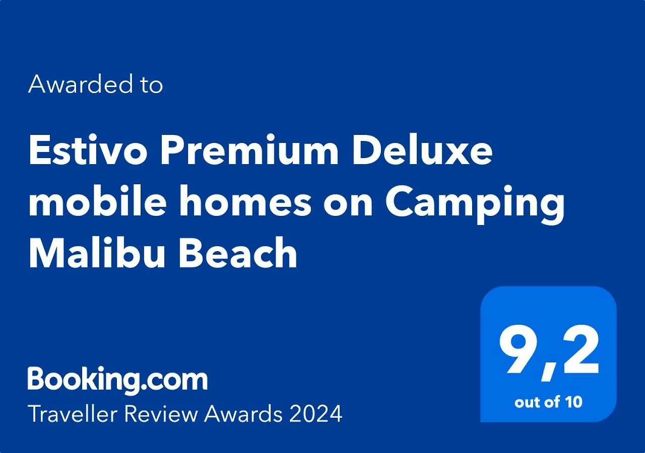 Campingplatz Estivo Premium Deluxe Mobile Homes On Camping Malibu Beach Lido di Jesolo